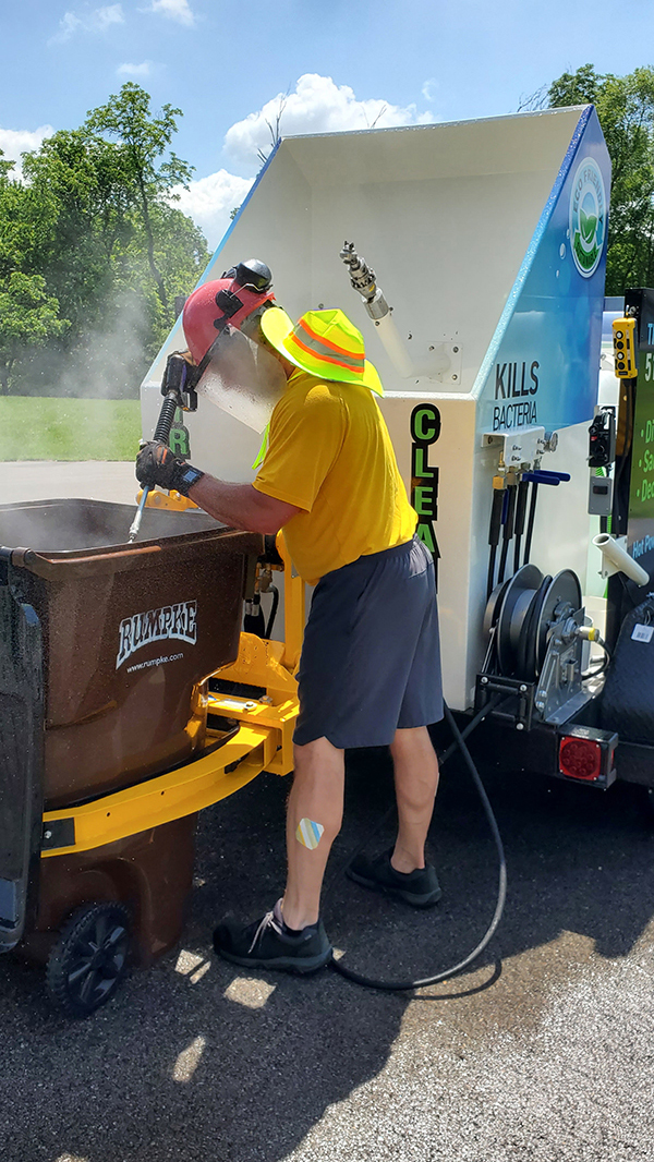 THE BIN BOSS AT WORK